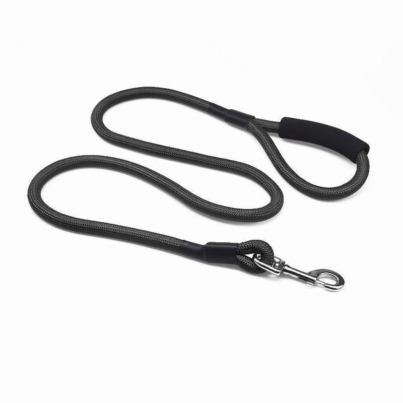 Durable Braided Rope Dog Leash | Nylon Pet Lead With Comfortable Handle