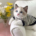 Summer Small Pet Striped Thin Breathable Pet Clothes Shirt