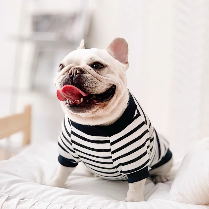 Summer Small Pet Striped Thin Breathable Pet Clothes Shirt
