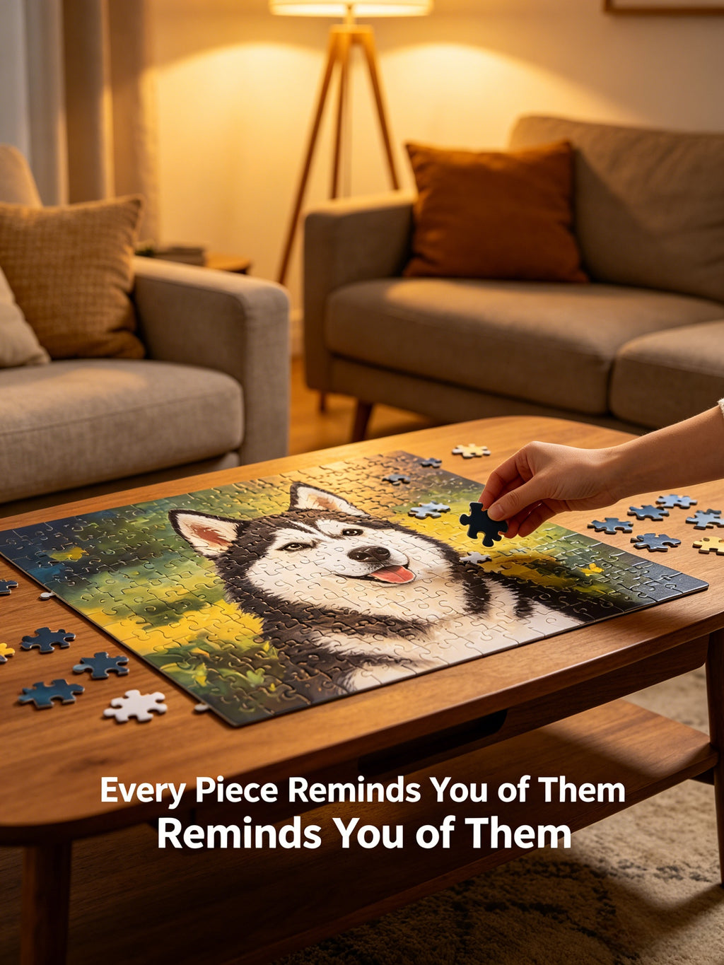 Custom Pet Photo Puzzle – Personalized Pet Jigsaw Gift from Photo