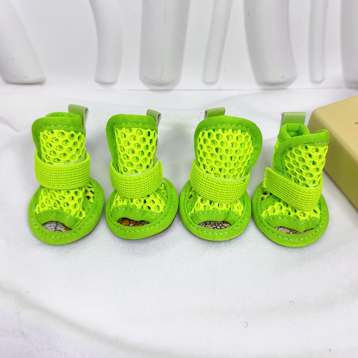 Summer Mesh No-Slip Soft Sole Durable Velcro Small Dog Shoes