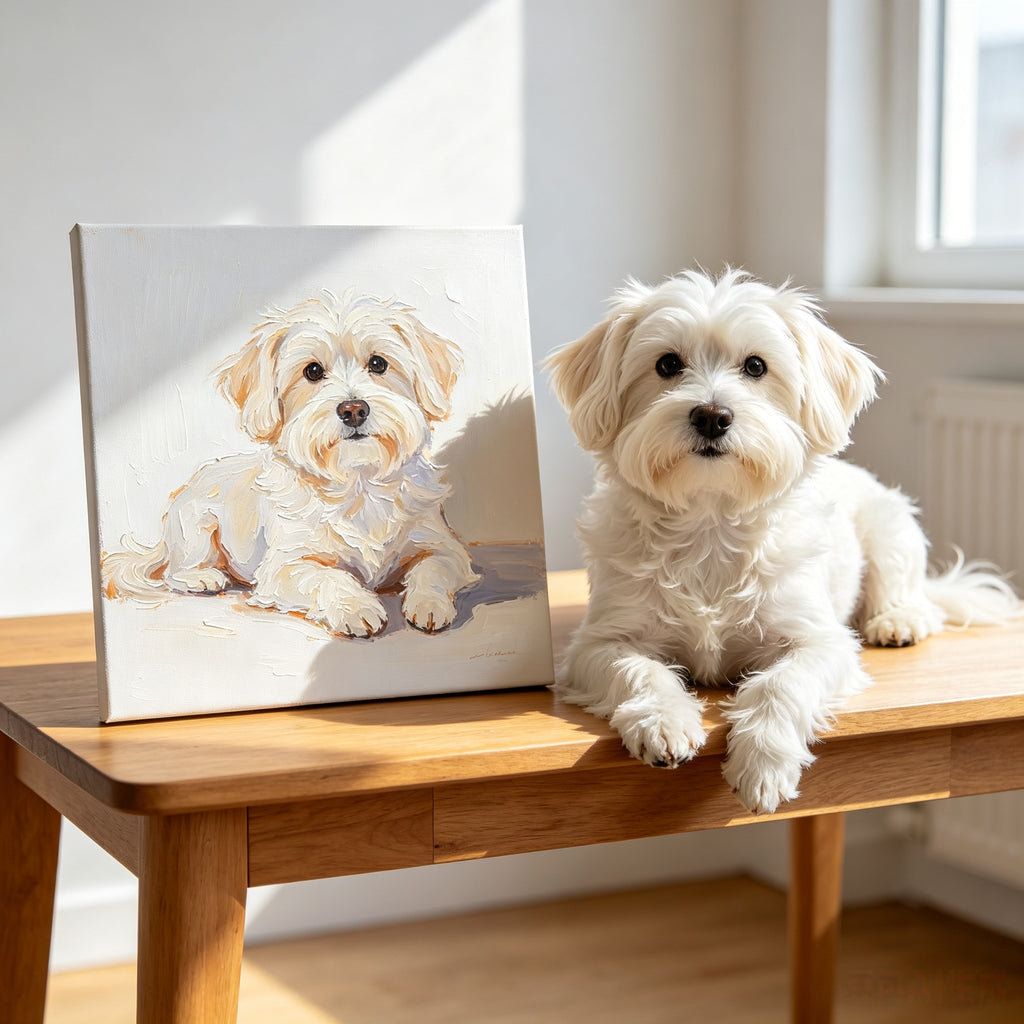 Custom Pet Paint By Numbers Kit From Your Photo | DIY Oil Painting