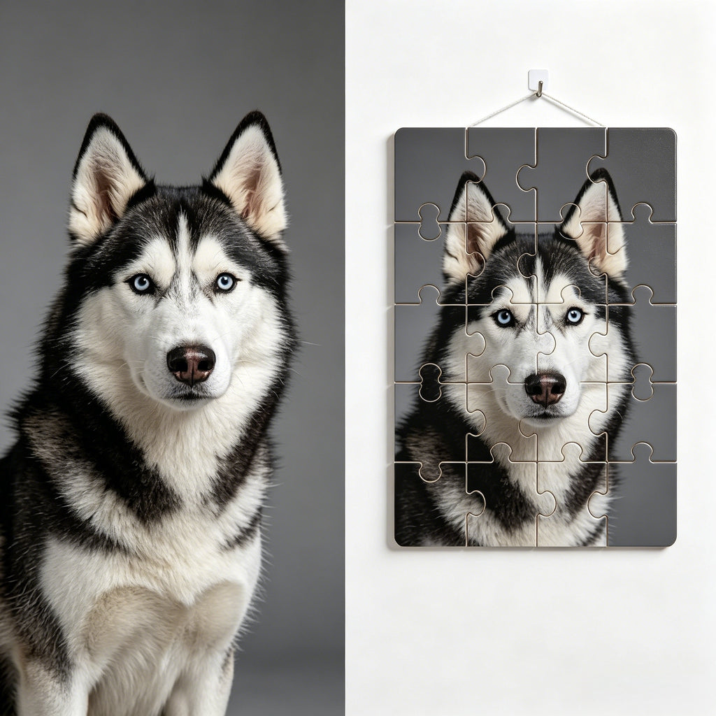 Custom Pet Photo Puzzle – Personalized Pet Jigsaw Gift from Photo