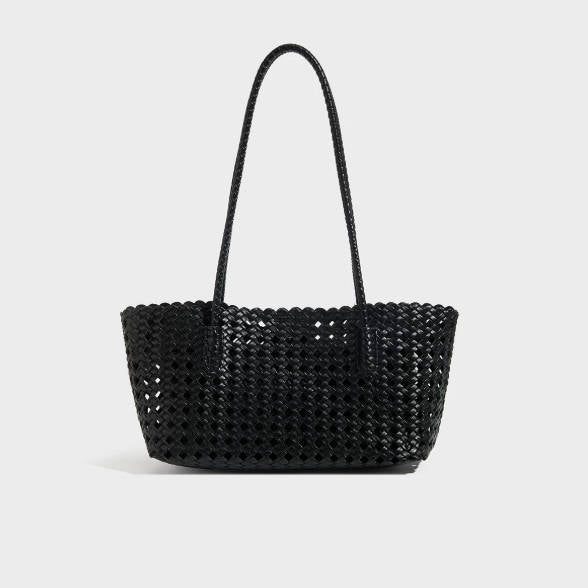 Sac fourre-tout à poignée en crochet fraise fait main
