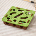 Cat Toy Puzzle Box Maze Featuring Digging Fun Bell Ball Felt Box Interactive Pet Toy