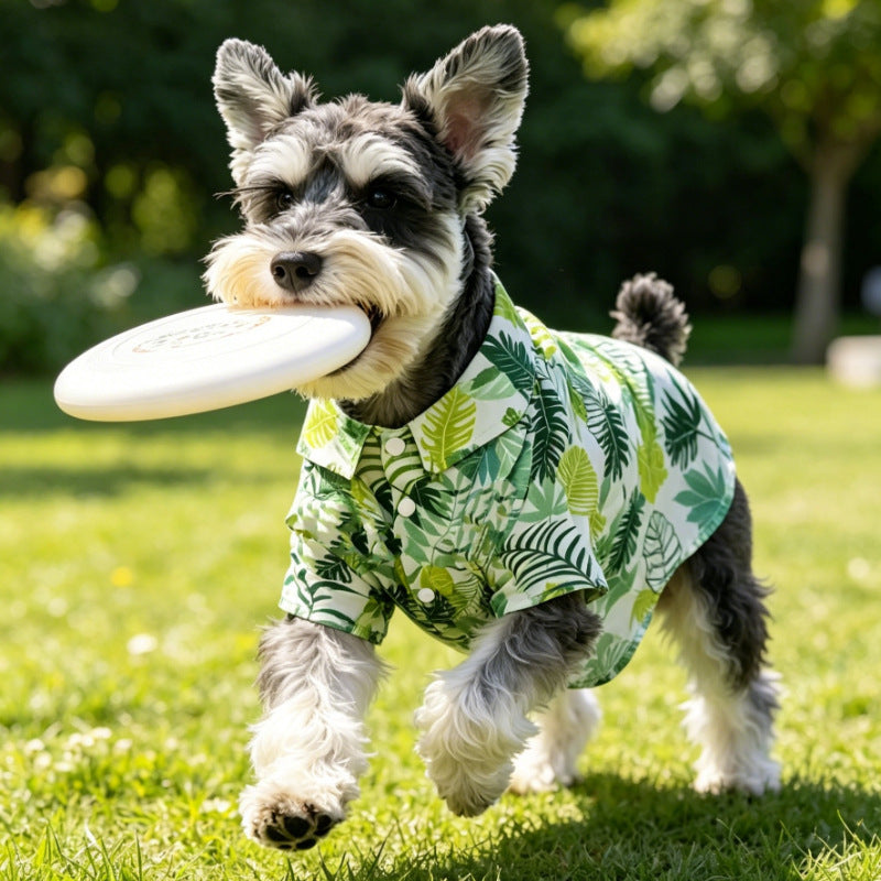 Summer Pineapple Pet Shirt Thin Dog Cat Pet Clothes