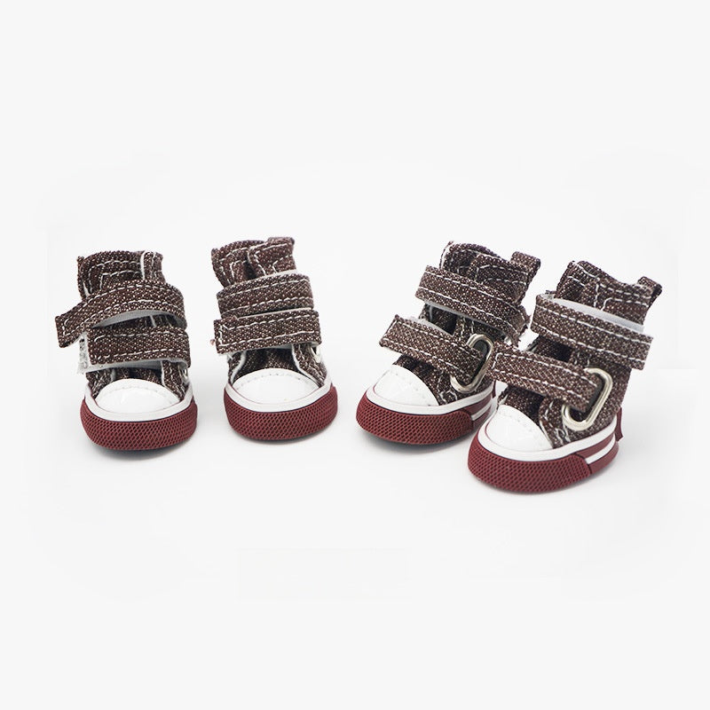 Outdoor atmungsaktive legere Klettverschluss-Mode-Hundeschuhe