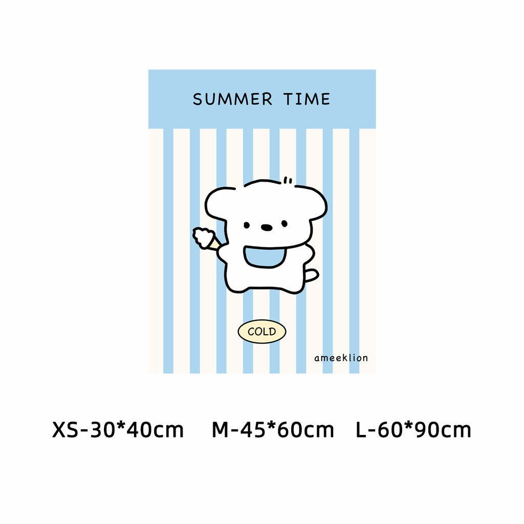 Tapis de couchage toutes saisons pour animaux de compagnie, chat et chien, coussin pour chiot, tapis de sol de dessin animé