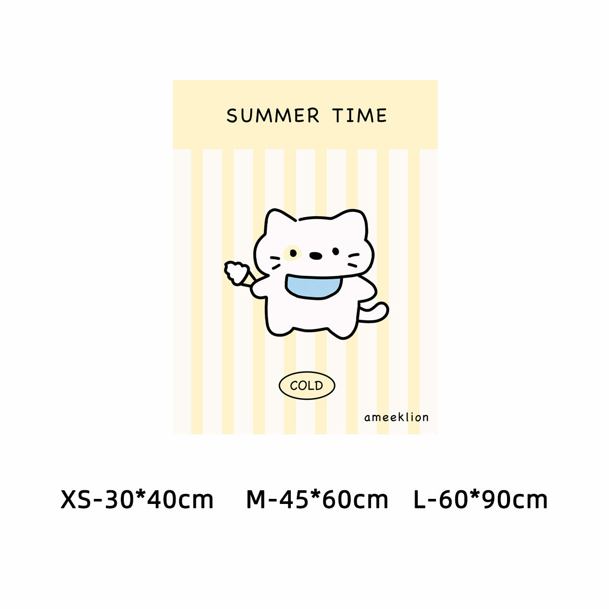 Tapis de couchage toutes saisons pour animaux de compagnie, chat et chien, coussin pour chiot, tapis de sol de dessin animé