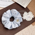 Chouchou Papillon Doré Uni Fait Main Simple et Polyvalent