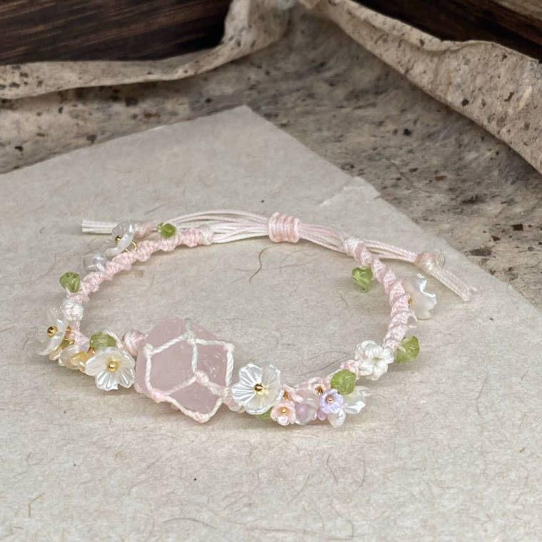 Colorful Lucky Versatile Woven Adjustable Crystal Bracelet | Gift For Girls