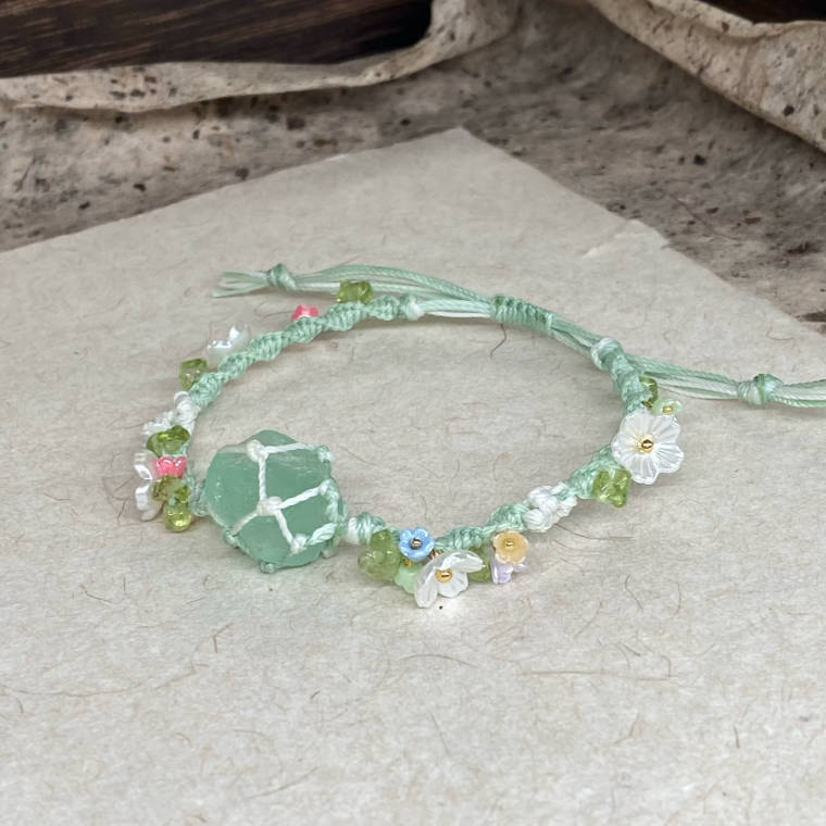 Colorful Lucky Versatile Woven Adjustable Crystal Bracelet | Gift For Girls