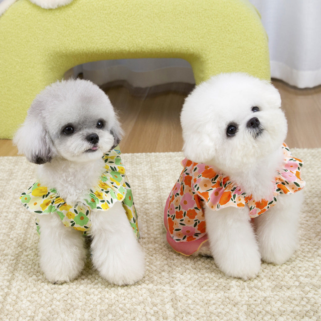 Floral Princess Dress For Small Dogs | Pet Dress