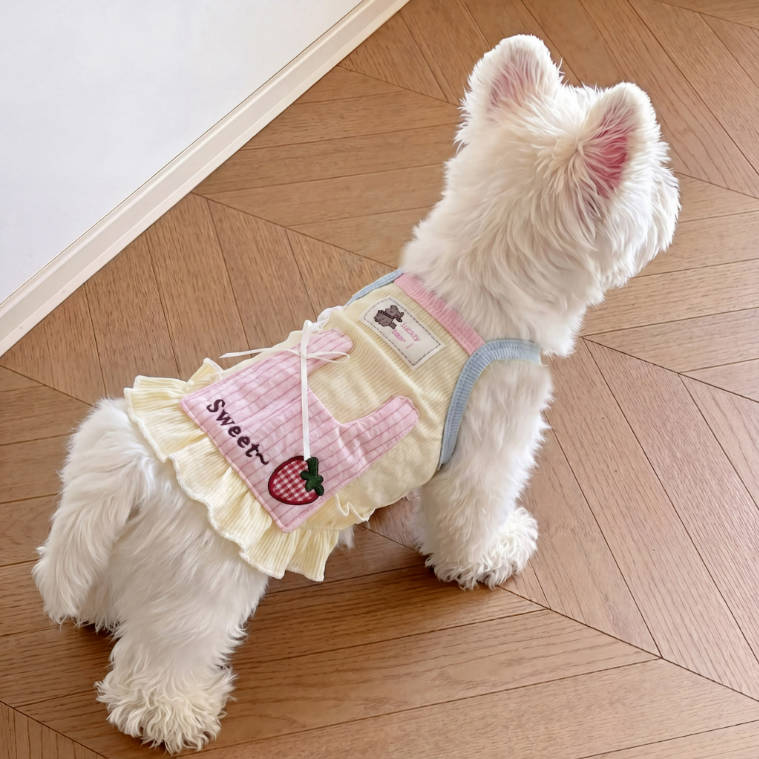 Summer Sweet Macaron Camisole Pet Dress For Small Dogs