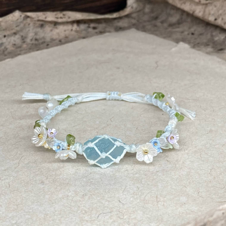 Colorful Lucky Versatile Woven Adjustable Crystal Bracelet | Gift For Girls