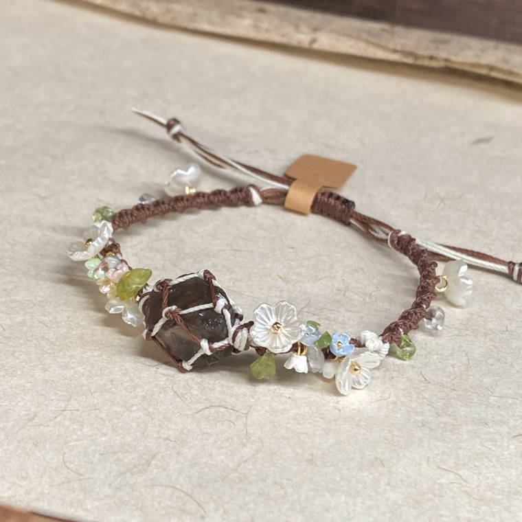 Colorful Lucky Versatile Woven Adjustable Crystal Bracelet | Gift For Girls