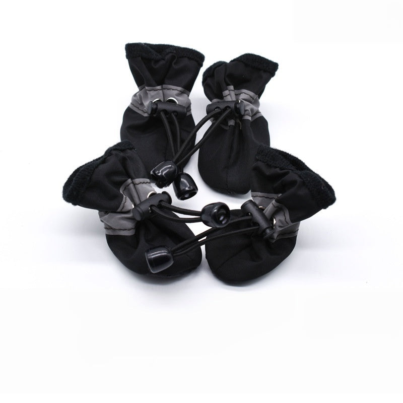 Pet Solid Color No-Slip Rain Shoes Foot-Protective Small Dogs Shoes