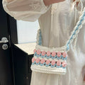 Spring Handmade Crochet Beauty Tulip Bag Crossbody Bag