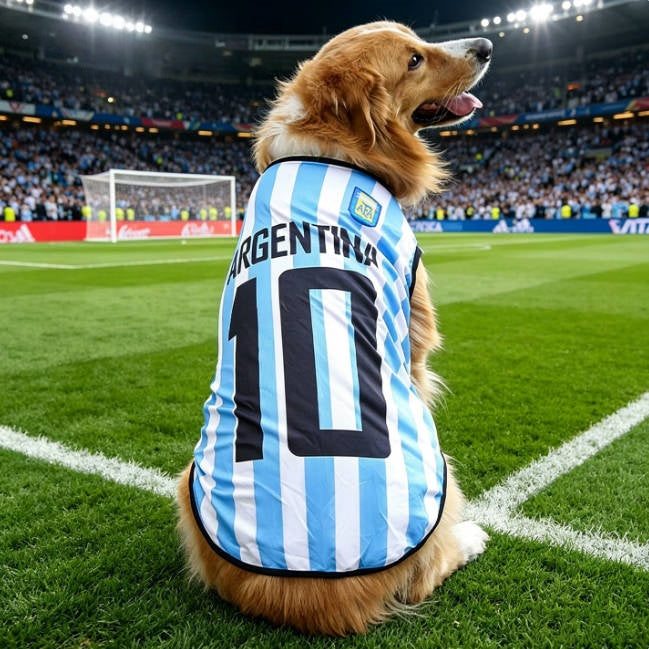 Soft Hot World Cup Jersey For Big Dogs  | Pet Clothes