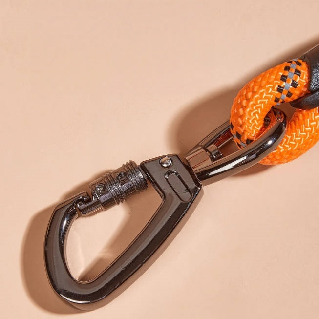 Reflective Long Nylon Rope Dog Leash | Comfortable Grip Pet Lead