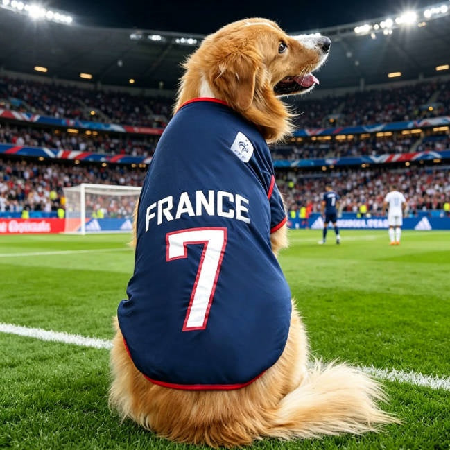 Soft Hot World Cup Jersey For Big Dogs  | Pet Clothes