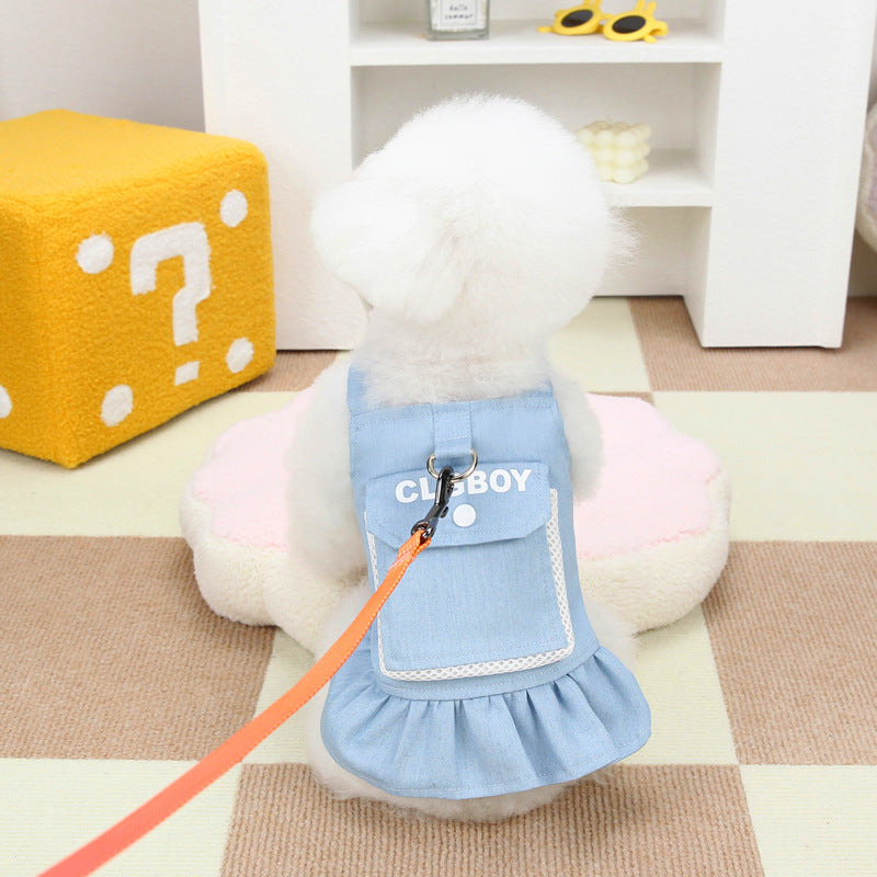 Small Pets Clothes With Backpack | Cute Pet Outfit