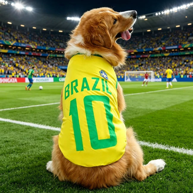 Soft Hot World Cup Jersey For Big Dogs  | Pet Clothes