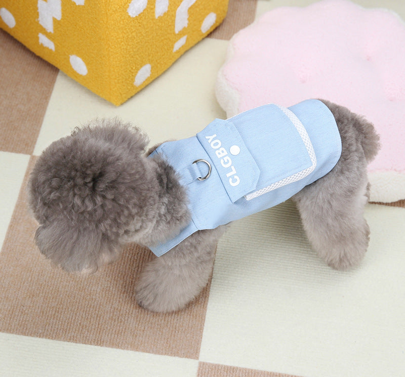 Small Pets Clothes With Backpack | Cute Pet Outfit