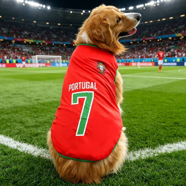 Soft Hot World Cup Jersey For Big Dogs  | Pet Clothes