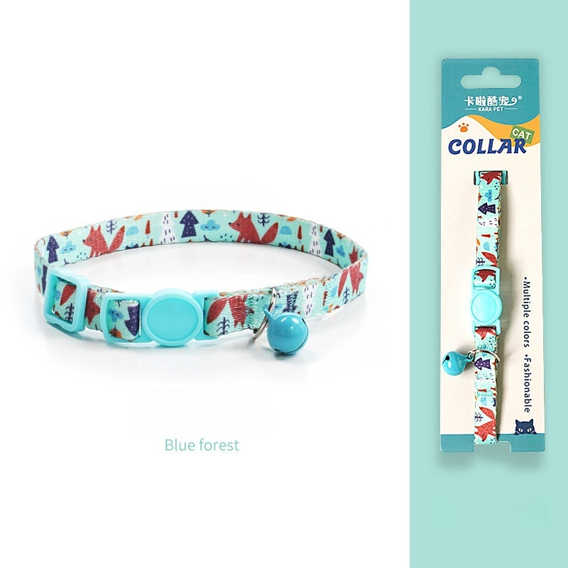 Braided Bell Safety Breakaway Adjustable Comfortable Pets Collar