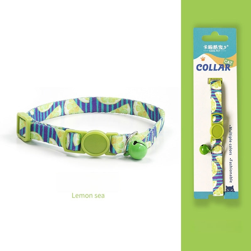 Braided Bell Safety Breakaway Adjustable Comfortable Pets Collar