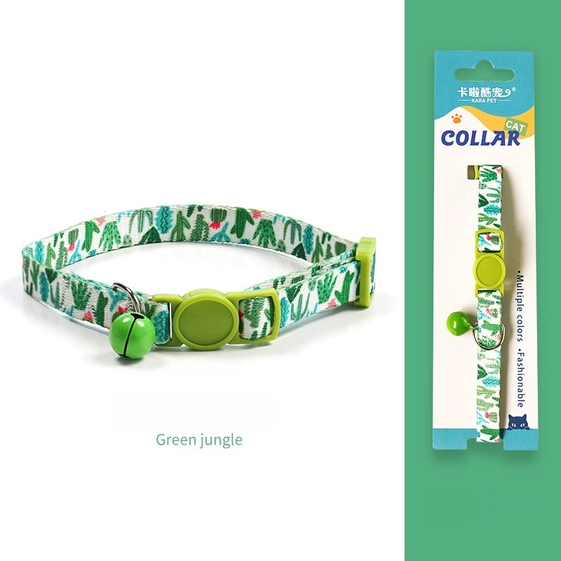 Braided Bell Safety Breakaway Adjustable Comfortable Pets Collar