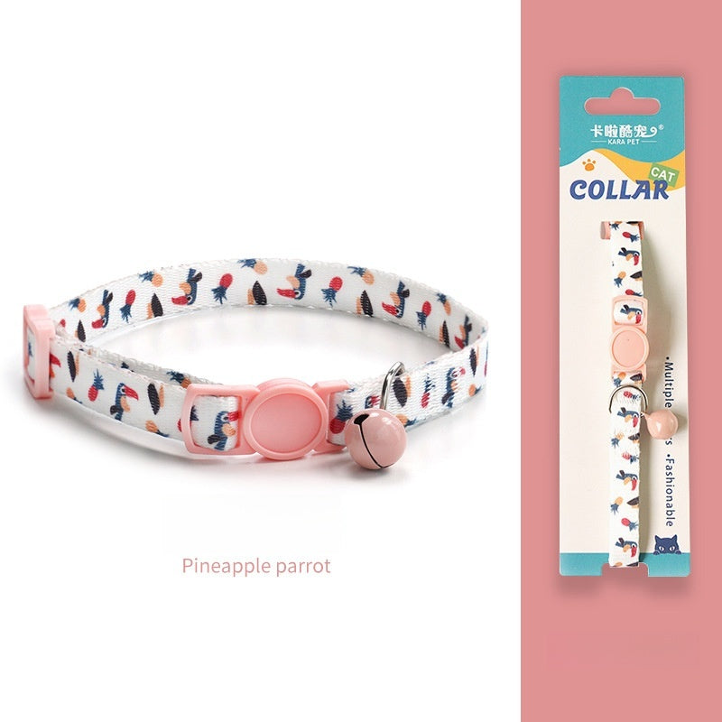 Braided Bell Safety Breakaway Adjustable Comfortable Pets Collar