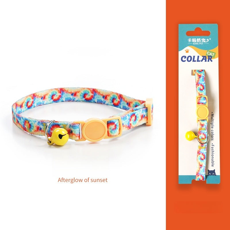 Braided Bell Safety Breakaway Adjustable Comfortable Pets Collar