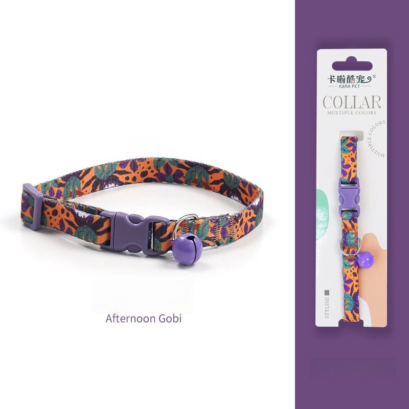 Braided Bell Safety Breakaway Adjustable Comfortable Pets Collar