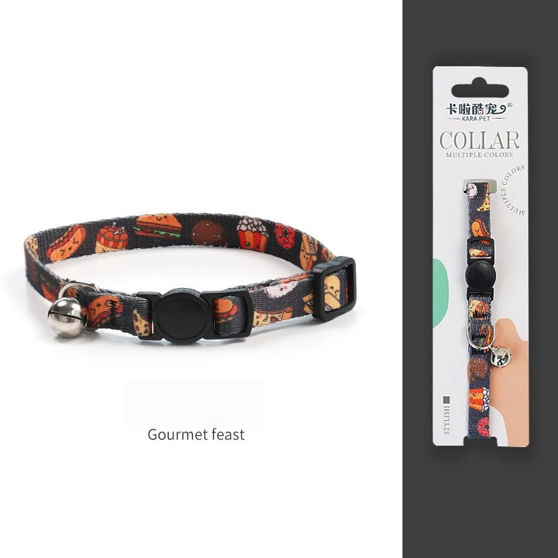 Braided Bell Safety Breakaway Adjustable Comfortable Pets Collar