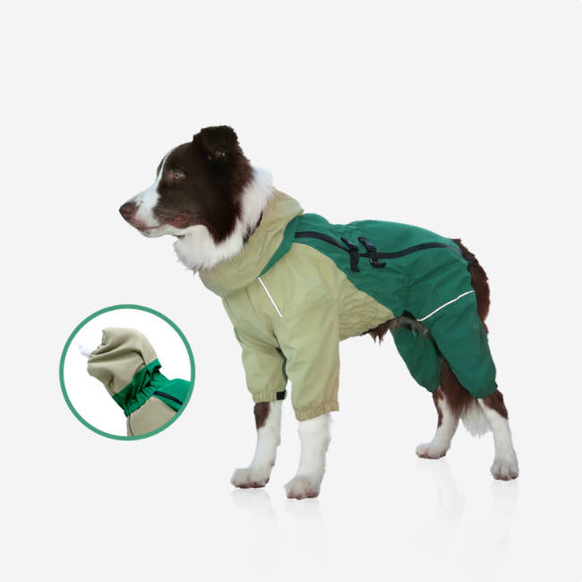 Outdoor Waterproof Dog Suit | Fits Golden Retriever & Border Collie