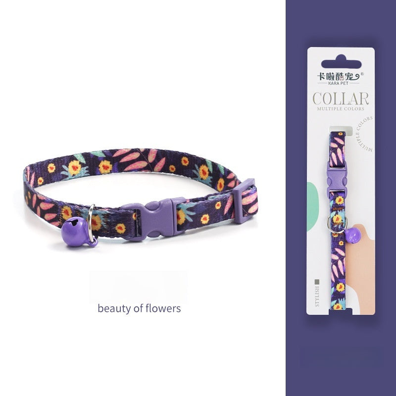 Braided Bell Safety Breakaway Adjustable Comfortable Pets Collar