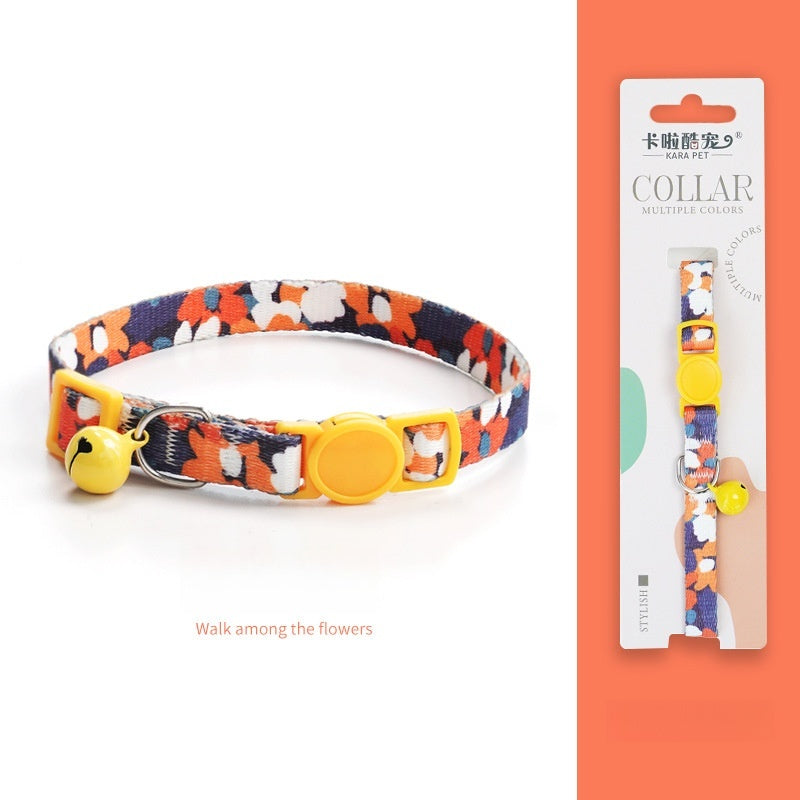 Braided Bell Safety Breakaway Adjustable Comfortable Pets Collar