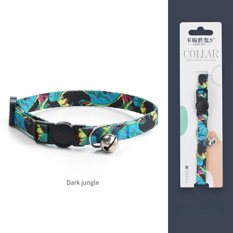 Braided Bell Safety Breakaway Adjustable Comfortable Pets Collar