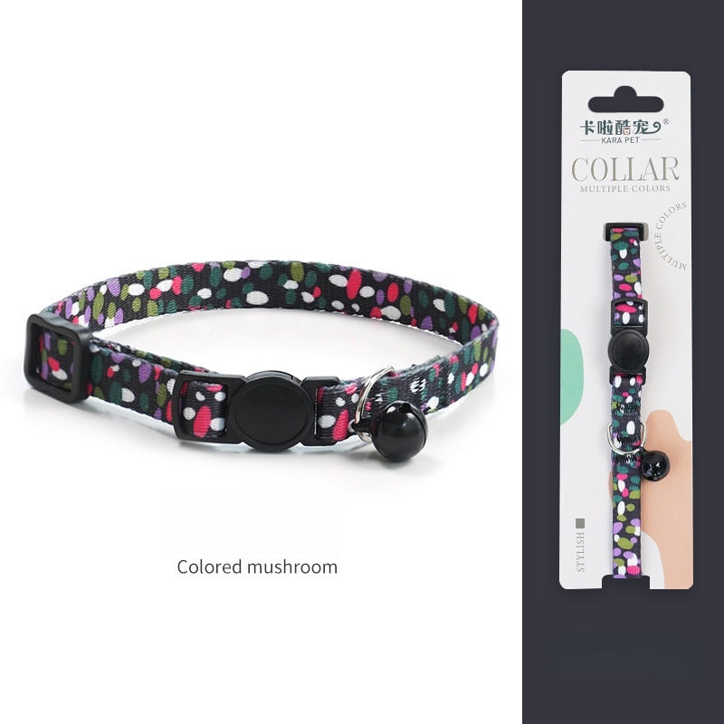 Braided Bell Safety Breakaway Adjustable Comfortable Pets Collar