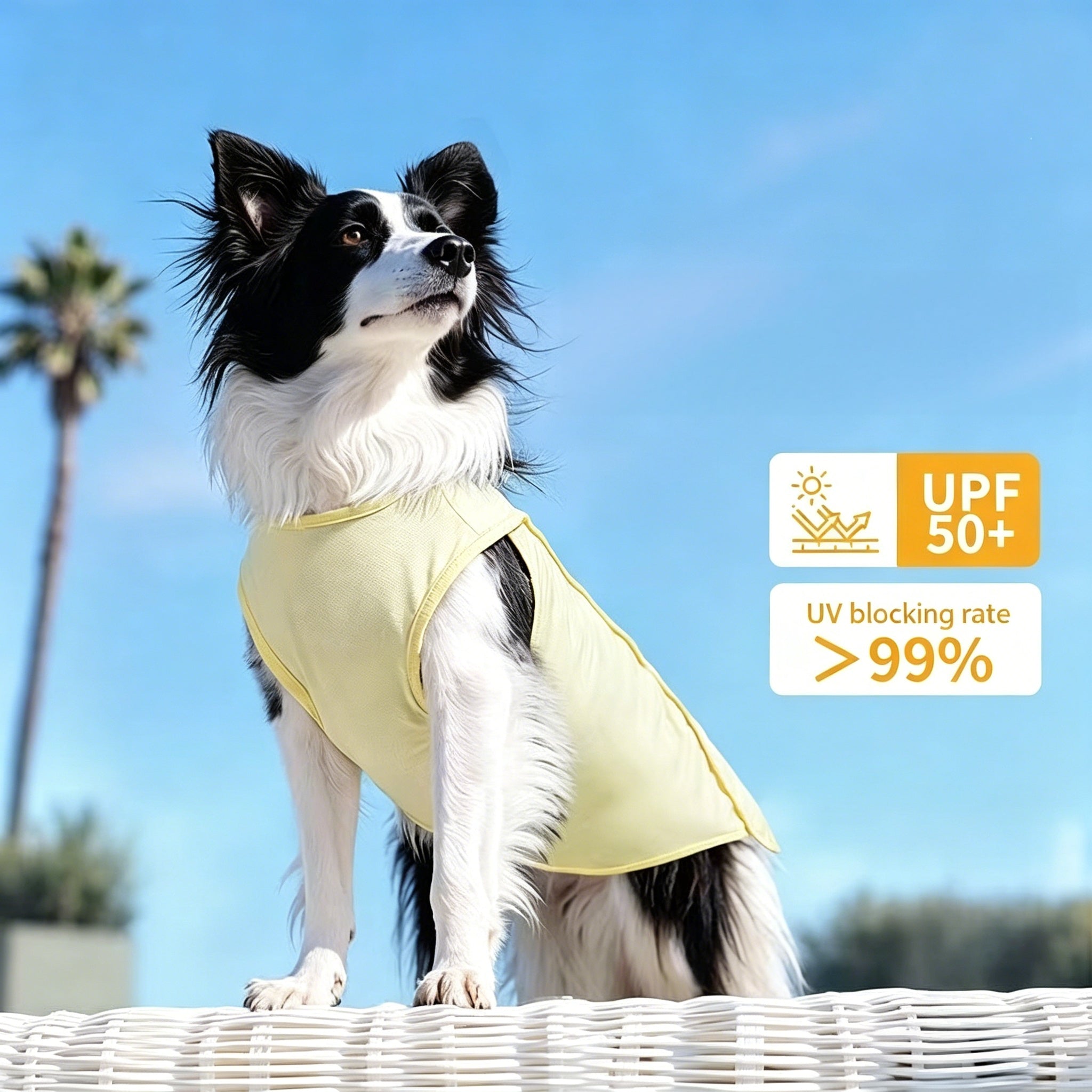 Cooling Dog Vest For Large Dogs | UV Protection Summer Shirt