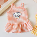 Plaid Cotton Princess Dress For Small Dogs & Cats | Lightweight Summer Pet Clothes