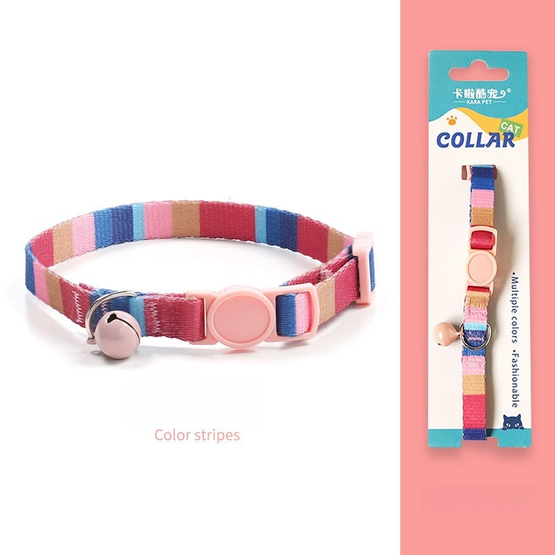Braided Bell Safety Breakaway Adjustable Comfortable Pets Collar