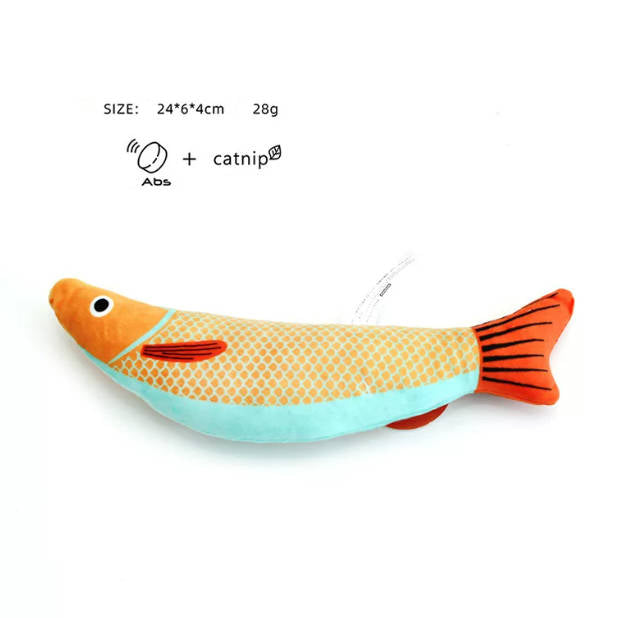 Catnip Toy Simulation Fish Cat Toy For Teeth Grinding Pet Toy
