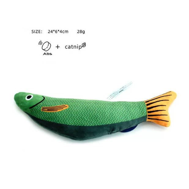 Catnip Toy Simulation Fish Cat Toy For Teeth Grinding Pet Toy
