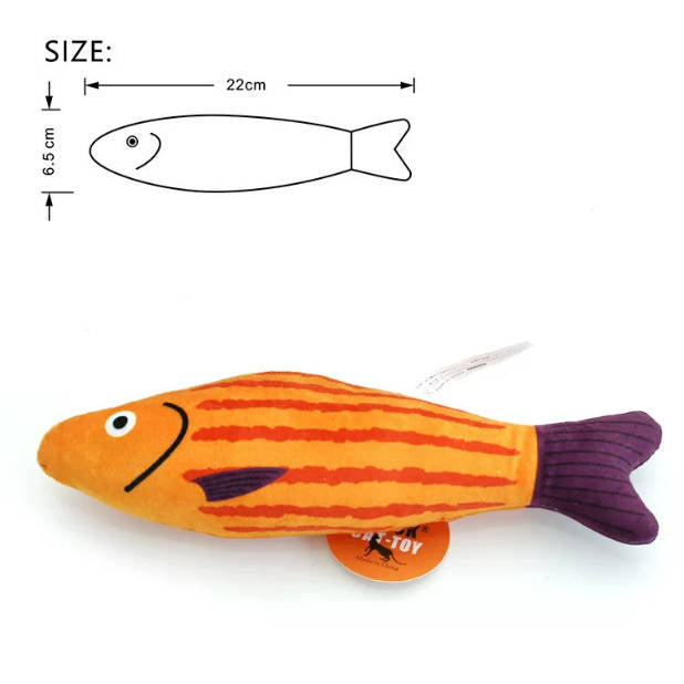 Catnip Toy Simulation Fish Cat Toy For Teeth Grinding Pet Toy