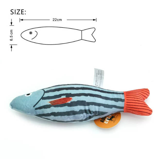 Catnip Toy Simulation Fish Cat Toy For Teeth Grinding Pet Toy
