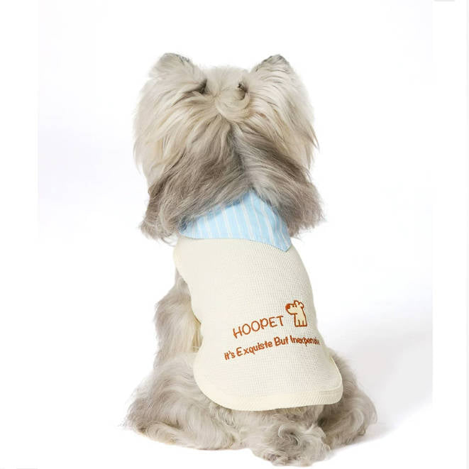 Summer Retro Thin Tie School Style Casual Pet Clothes