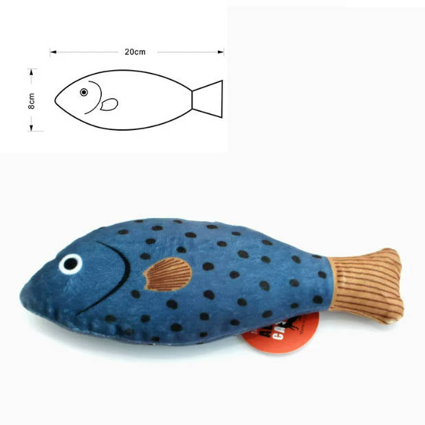Catnip Toy Simulation Fish Cat Toy For Teeth Grinding Pet Toy